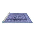 thumbnail image 2 of Ahgly Company Machine Washable Indoor Rectangle Animal Blue Traditional Area Rugs, 3' x 5', 2 of 4