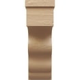 thumbnail image 2 of 12"W x 24"D x 36"H Classic Highland Rough Cedar Woodgrain TimberThane Corbel, Primed Tan, 2 of 6
