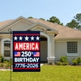 thumbnail image 2 of AmhNF America 250th Birthday 1776 2026 Flag Garden Banner For Home Outdoor Garden Yard Decor 12x18 inch, 2 of 5