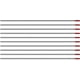 thumbnail image 2 of Electrodos de tungsteno para soldar con 2% de torio WT20 (rojo) 1,6 mm x 150 mm, 10 piezas por paquete, 2 of 3