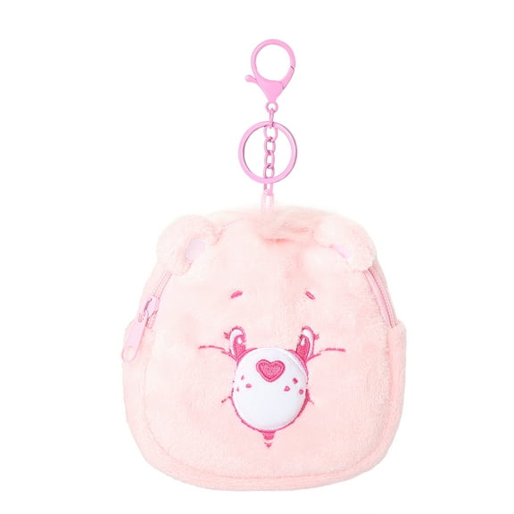 Care Bear Girl's Cheer Bear Plush Zip-Up Keychain Charm Pouch