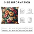 thumbnail image 6 of AWERP Tropical Flower Printed with Colorful Leaves Watercolor Summer Hawaii Palm Tree Leaf and Tropical Flower 2-Piece Plush Pillow Case Set White, 6 of 6