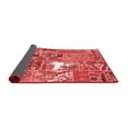 thumbnail image 2 of Ahgly Company Indoor Square Patchwork Red Transitional Area Rugs, 5' Square, 2 of 4