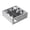 Black, variant on Modular Wooden Hamster Maze Hideout Box Multi-Compartment Tunnel Foraging Playhouse 5 Optional Colors Mental Stimulation Enrichment Toy For Hamsters Gerbils Mice Small Rodents(Green-21X20CM)