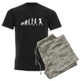thumbnail image 6 of CafePress - Evolution Of Golf Men's Dark Pajamas - Men's Dark Loose Fit Cotton Pajama Set, 6 of 7