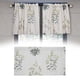 thumbnail image 4 of Cortinas de gasa con cenefa bordada transparente para baño, lavandería, dormitorio y sala de estar El 130x41cm, 4 of 9