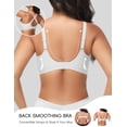 thumbnail image 4 of Womens Push Up Wireless Bras V Mesh Comfortable Bralette Supportive Tshirt Bra No Underwire Seamless Everyday Bras, 4 of 6