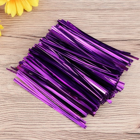 ROSENICE Packaging Tie Purple Iron Wire 800Pcs