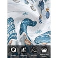 thumbnail image 7 of Blue Gnomes Christmas Cloth Napkins Set of 4 Reusable Dinner Napkins, Xmas Balls Tree Snowflake Wooden Cocktail Napkin Washable Table Napkins for Wedding/Holiday Party/Baby Shower 20"x20", 7 of 7