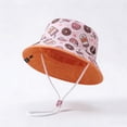 thumbnail image 2 of BOBOGOJP Baby Sun Hat Kids Summer Sun Protection Toddler Bucket Hat Wide Brim Adjustable Beach Hats for Boys Girls Age 0-6 Years, 2 of 6