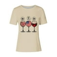 thumbnail image 4 of Simua Womens Summer Casual Short Sleeve Tops Patriotic T-Shirt 4th of July Shirt Fashion Printed Shirt, 4 of 4