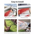 thumbnail image 7 of 4th of July RV Awning Sun Shade Screen 9'X7' 250th Anniversary Mesh Sunscreen Patriotic Bald Eagle American Flag Awning Shade Screen with Zipper UV Blocker Completed Kits for RV Motorhome Camper, 7 of 7