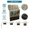 thumbnail image 6 of Farmhouse Flowers Table Runner 90 Inches, Country Spring Botanical Florals Painting Bed Runner Dresser Scarves Tabletop for Indoor Outdoor Parties/Ceremony/Banquet, 13" x 90", 6 of 8