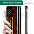 thumbnail image 3 of Funda de teléfono DJSOK compatible con iPhone 8 Plus Thin Red Line, 3 of 6
