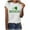 White, variant on Saint Patricks Day Shirt Women Valentine Day Printed Winter Casual Floral Top St. Patricks Day Shirts for Women