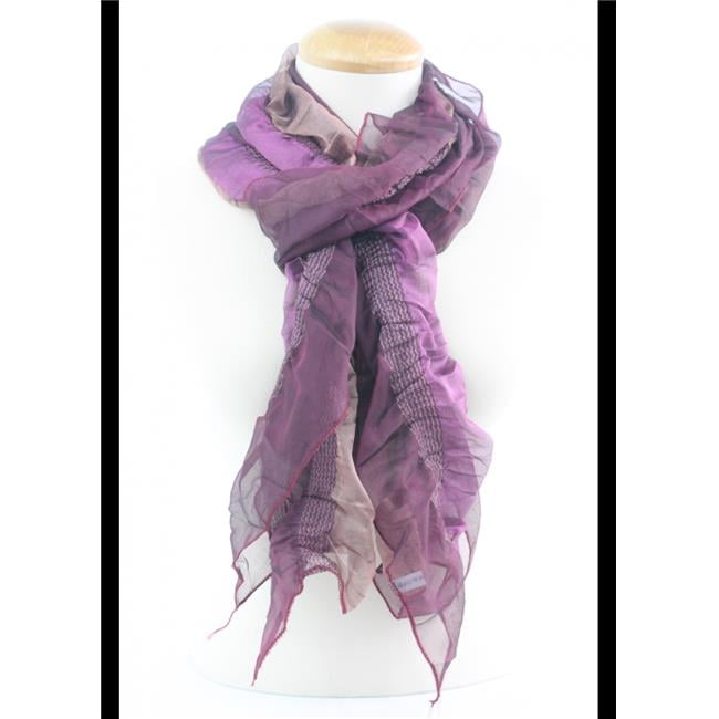 blue and purple scarf