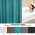 thumbnail image 6 of SPXTEX Dark Green Shower Curtains 96 inches Long Waterproof Fabric Farmhouse Modern Rectangle Textured Shower Curtains with Hooks for Bathroom Decorative Shower Room 72" W X 96" L, 6 of 8