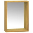 thumbnail image 2 of Armario con espejo VidaXL de madera maciza de teca, 30 x 10 x 40 cm, 2 of 9