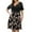 SMT377, variant on VERABENDI Women's Plus Size Dresses Short Sleeve Knee Length Casual Sexy V-Neck Dress with Pockets, L-4X