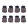 thumbnail image 1 of 8Pcs Chair Leg Cover, TPE Floor Protector With Felt Pad, Furniture Legs  Set Kit For Table, Stool, Brown, 1 of 8