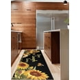 thumbnail image 5 of Sunflower Kitchen Rugs and Mats Sunflower Rugs Set for Kitchen Rug Black Live Love Laugh Sunflower Kitchen Rugs Sets Non-Slip Floor Mat Doormat Runner Rug for Kitchen, Laundry, Living Room, Front Door, 5 of 6