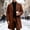 Coffee, variant on Mens Wool Trench Coats Casual Single Breasted Fall Winter Notched Collar Long Pea Coat Overcoat Brown 2XL