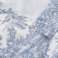 thumbnail image 3 of Victoria Parc Toile Tie-Up Valence Fenêtre Curtain, Bleu, 3 of 5