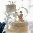 thumbnail image 7 of SPRING PARK 6” x 8” Eco-Friendly 3-Tier Cake Stand, White, 7 of 7