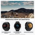 thumbnail image 3 of Garmin fenix® 8 – 51 mm, AMOLED, Premium Multisport GPS Smartwatch, Long-Lasting Battery Life, Dive-Rated, Built-in LED Flashlight, Slate Gray with Black Band, 3 of 6