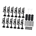 thumbnail image 4 of Lipstore Adjustable Leveling Feet Furniture Levelers for Cabinet Table Shelving Units 12PCS, 4 of 8