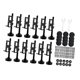 thumbnail image 4 of Patas niveladoras ajustables Niveladores de muebles Resistentes Montaje sencillo de muebles 12 piezas, 4 of 9