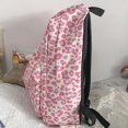 thumbnail image 3 of Estilosa Mochila Con Estampado De Leopardo, Mochila Con Cremallera Elegante Y Preppy, Mochila De Almacenamiento Para Mujeres Con Colgante, 3 of 4