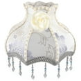 thumbnail image 4 of Shisuyan Desk Lamp Replacement Lampshade Cloth Lampshade Victorian Lamp Shade with Fringe, 4 of 9