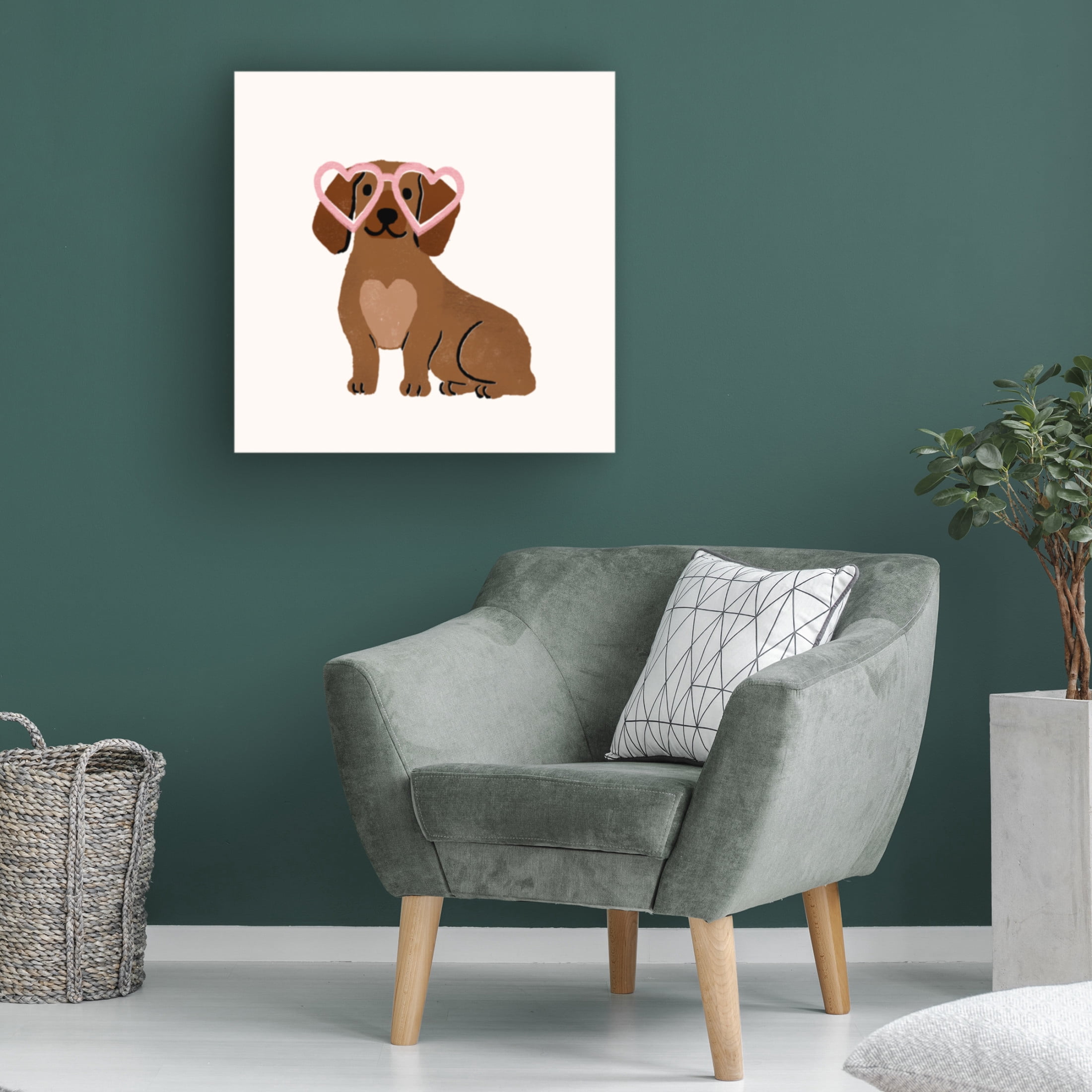Trademark Fine Art Victoria Barnes Little Legs Big Heart VI Canvas Wall Art