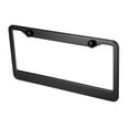 thumbnail image 4 of Unique Bargains Aluminum Alloy License Plate Frame Cover 2 Hole for Car Front Rear License Plate Holder Black, 4 of 6