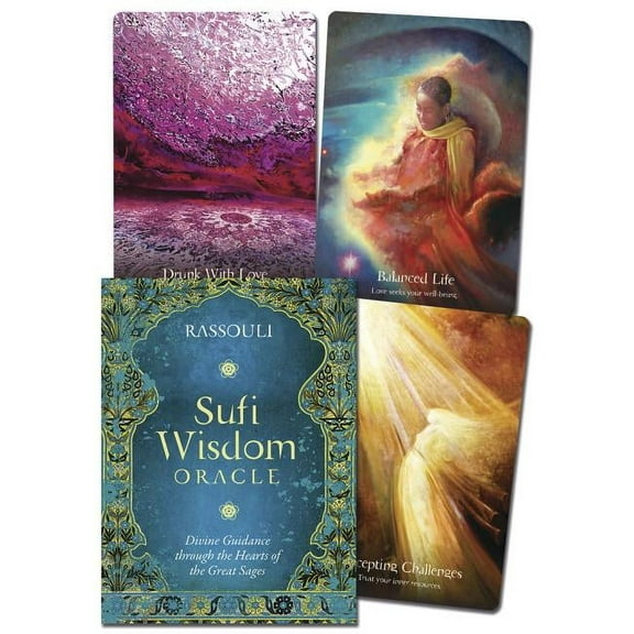 Sufi Wisdom Oracle: Divine Guidance Through the Hearts of the Great Sages, (Hardcover)