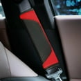 LYLONG 2X Carbon Fiber Protect Cushion Shoulder Guard Car Seat Belt Pad