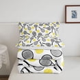 thumbnail image 5 of Manfei Retro Tennis Twin Comforter Sets For Boys,Athletic Ball Racket Bedding Set,Multitone,Reversible,2pcs,1 Comforter and 1 Pillowcase, 5 of 8