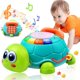 thumbnail image 1 of Juguetes para bebés de 6 a 12 meses, tortuga musical, juguetes para niños de 1, 2 y 3 años, niños y niñas con luces, sonidos de animales, números de teléfono con letras, educación temprana de cumpleaños para 3 a 6, 7, 8, 9, 10, 11, 12 a 18 meses esquí esquí Gafas de esquí, 1 of 5