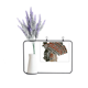 thumbnail image 1 of Juego de sombras de las minorías tradicionales de retrato Tarjeta de jarrón de lavanda artificial, 1 of 3