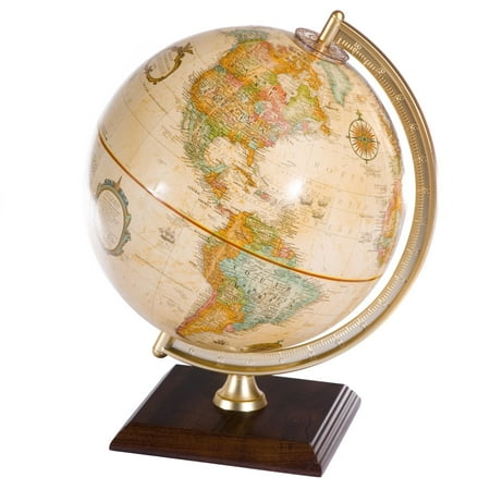 UPC 039231515335 product image for Antique Ocean Globe w Wood Base | upcitemdb.com