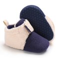 thumbnail image 5 of Krdevn Girls Boots - Baby Booties Warm Slippers Toddler Winter Boots with Non Bottom -Toddler Boots,Cowgirl Boots,Color:Blue,Size:6-12 Months, 5 of 7