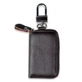 thumbnail image 1 of Leather Key Case Portable Exquisite Leather Lychee Key Bag Premium Leather Car Key Bag Car Interior Anti-shock Car Accessories01Russian Federation He Qiyong unisex, 1 of 1