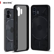 IBMRS Compatible with Nothing Phone2 case, Translucent Shockproof Cover (Camo Black)