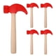 thumbnail image 1 of piezas de martillos de madera para niños Montessori, juguete de motricidad fina, herramientas de construcción para niños pequeños, juguete de martilleo de madera de simulación, color rojo, 1 of 8