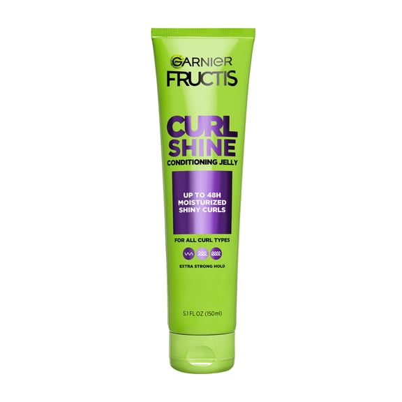 Garnier Fructis Style Bouncy Curls Hair Styling Gel with Shea Butter, 5.1 fl oz