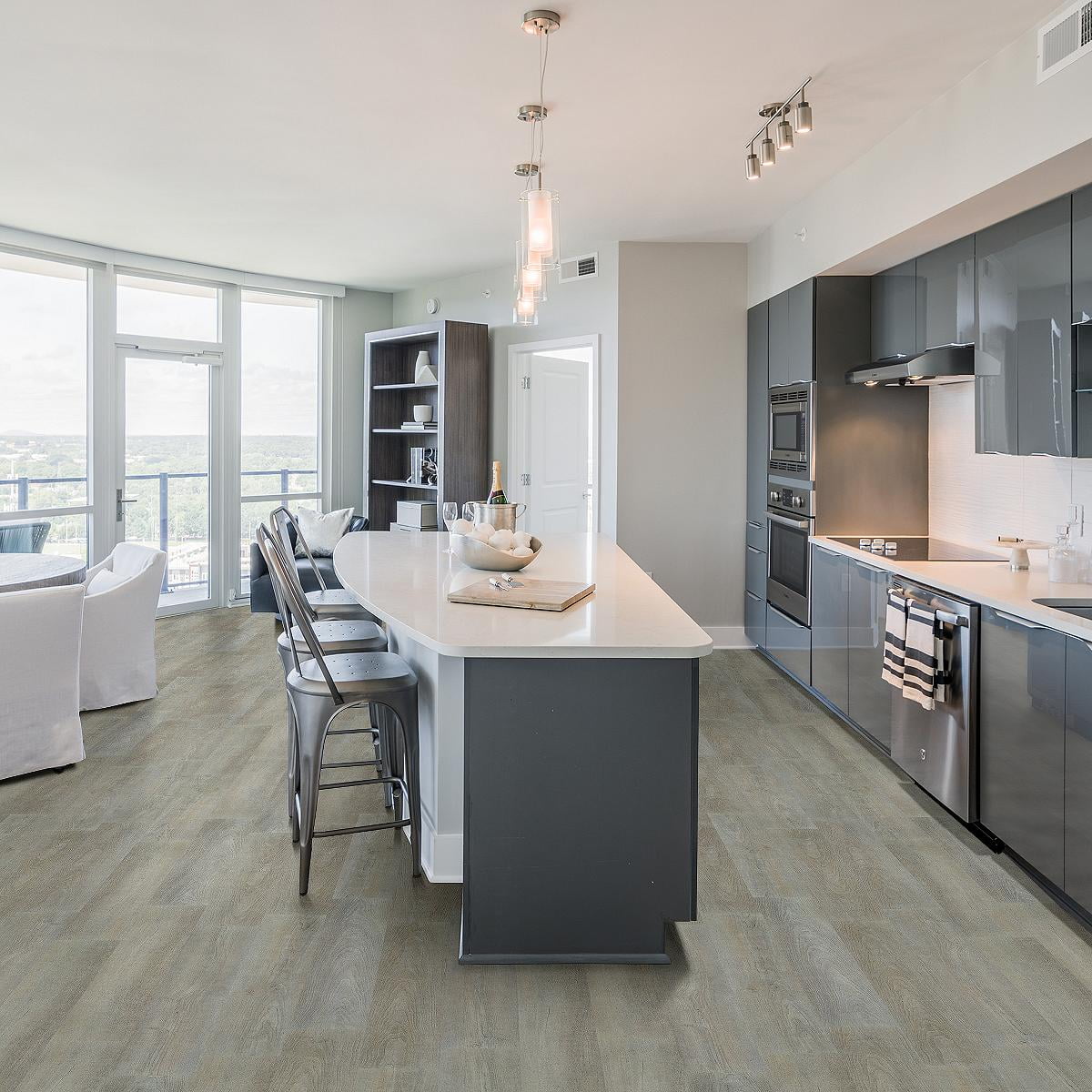Shaw Floors Harvest Moon 6.93 in. width x 48.03 in. Color Washed Walnut, Luxury Vinyl Plank Flooring (27.73 sq. ft. / Carton) (12 Planks)