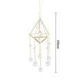 thumbnail image 2 of Crystal Windchimes Ornament Lighting Ball Home Hanging Pendant Decor (C), 2 of 8