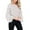 White, variant on Vedolay Women's Tops Casual Solid Color Tops Loose Sweatshirts 2023 White,M