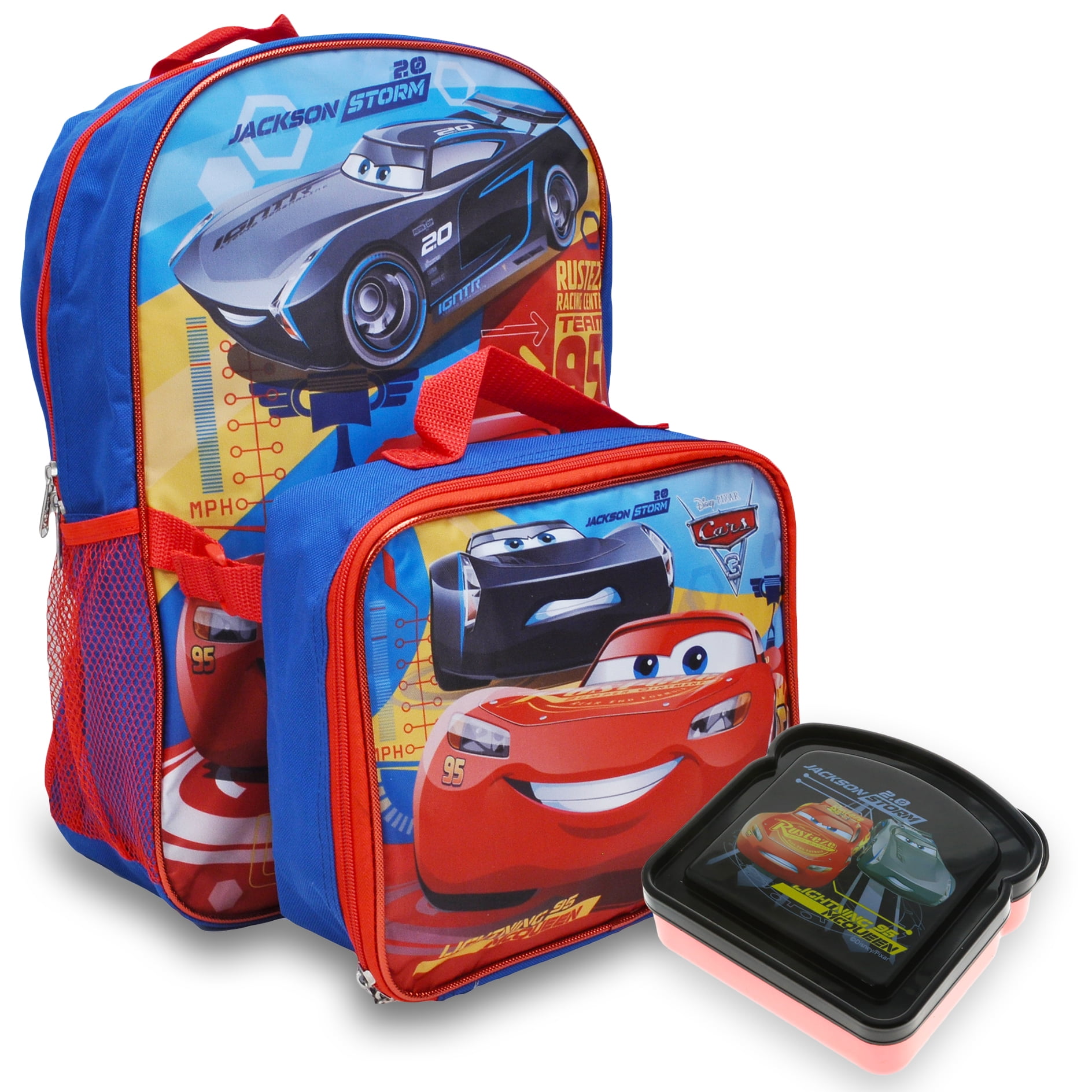 lightning mcqueen backpack walmart